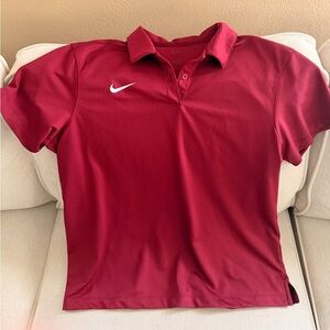 Nike Polo Shirt, maroon